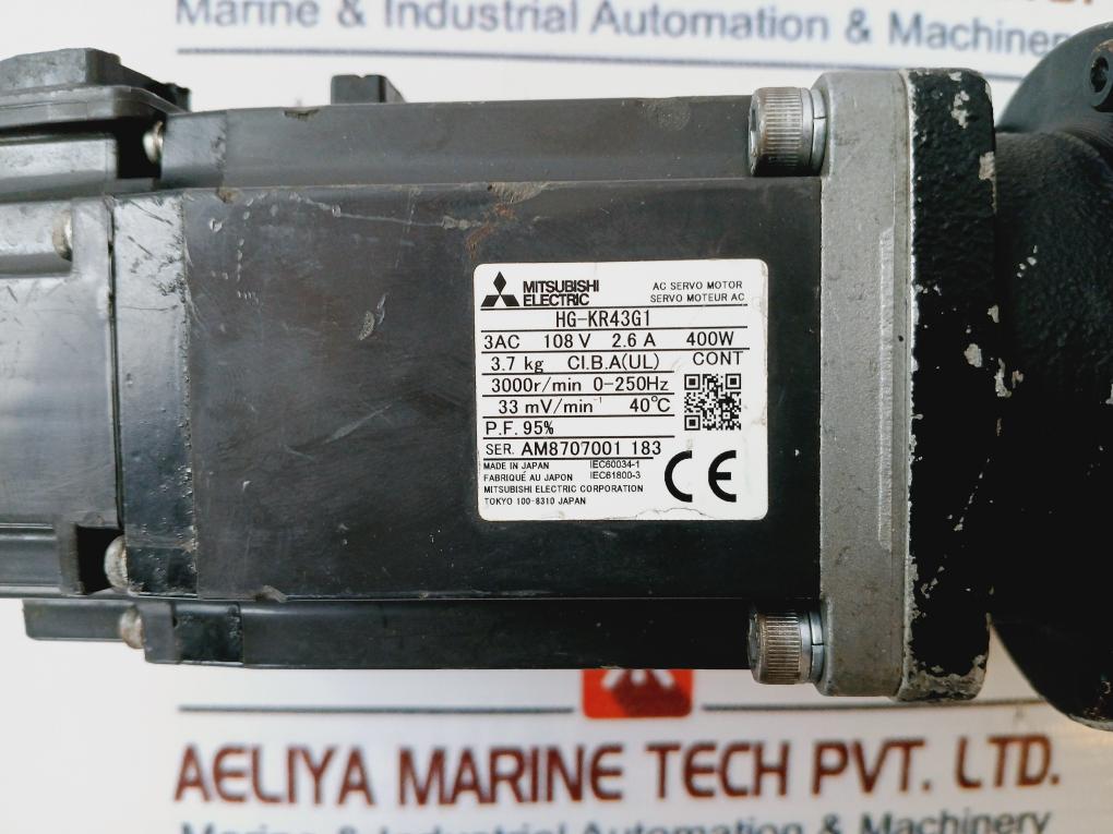 Mitsubishi Electric Hg-kr43G1 Ac Servo Motor