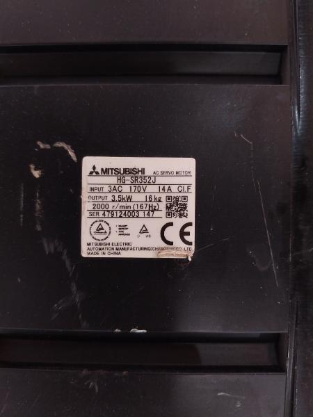 Mitsubishi Electric Hg-sr352J Ac Servo Motor Input/Output, Pb142-6