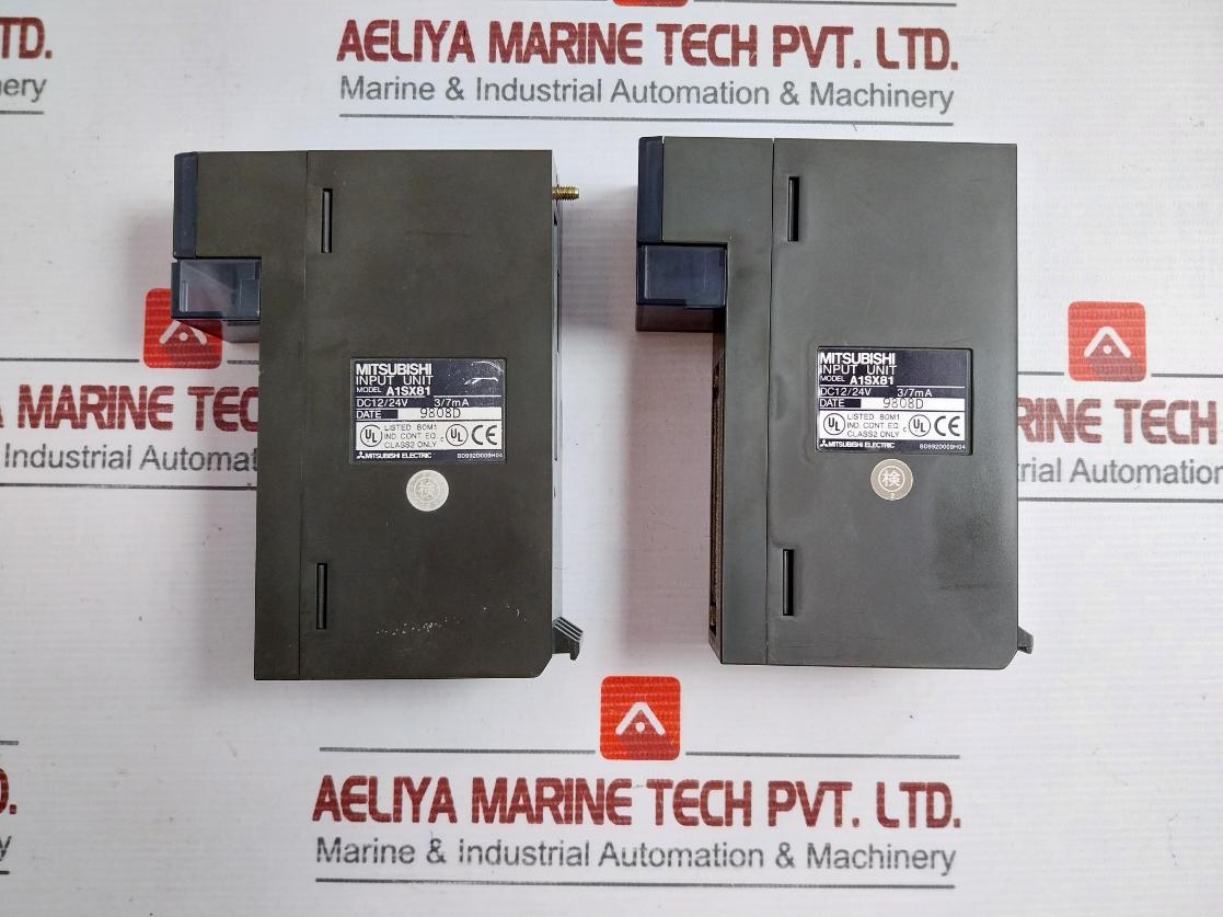 Mitsubishi Electric Input Unit 12/24Vdc 3/7Ma Part No.A1Sx81