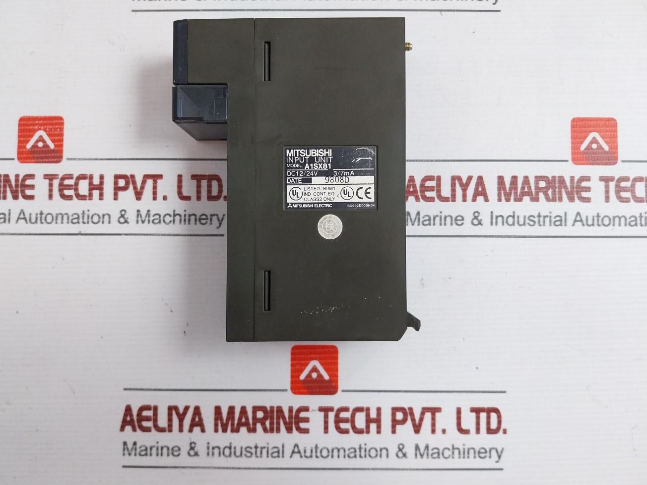 Mitsubishi Electric Input Unit 12/24Vdc 3/7Ma Part No.A1Sx81