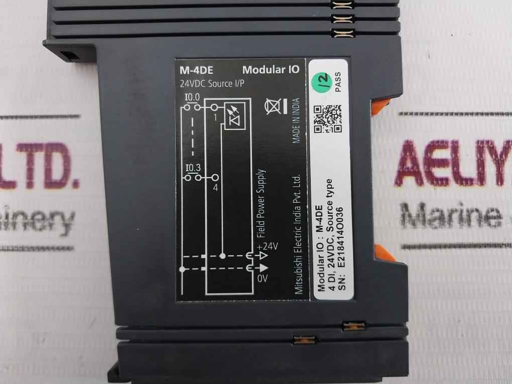 Mitsubishi Electric M-4De Modular I/O Module 4 Di 24Vdc Source I/P