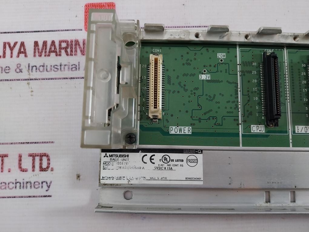 Mitsubishi Electric Melsec-q Q312b Base Unit