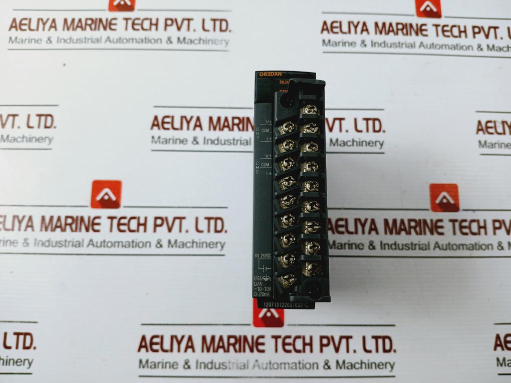 Mitsubishi Electric Melsec-q Q62dan D/a Converter Unit -10~10v/0~20 Ma