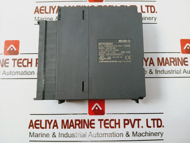 Mitsubishi Electric Melsec-q Q62dan D/a Converter Unit -10~10v/0~20 Ma