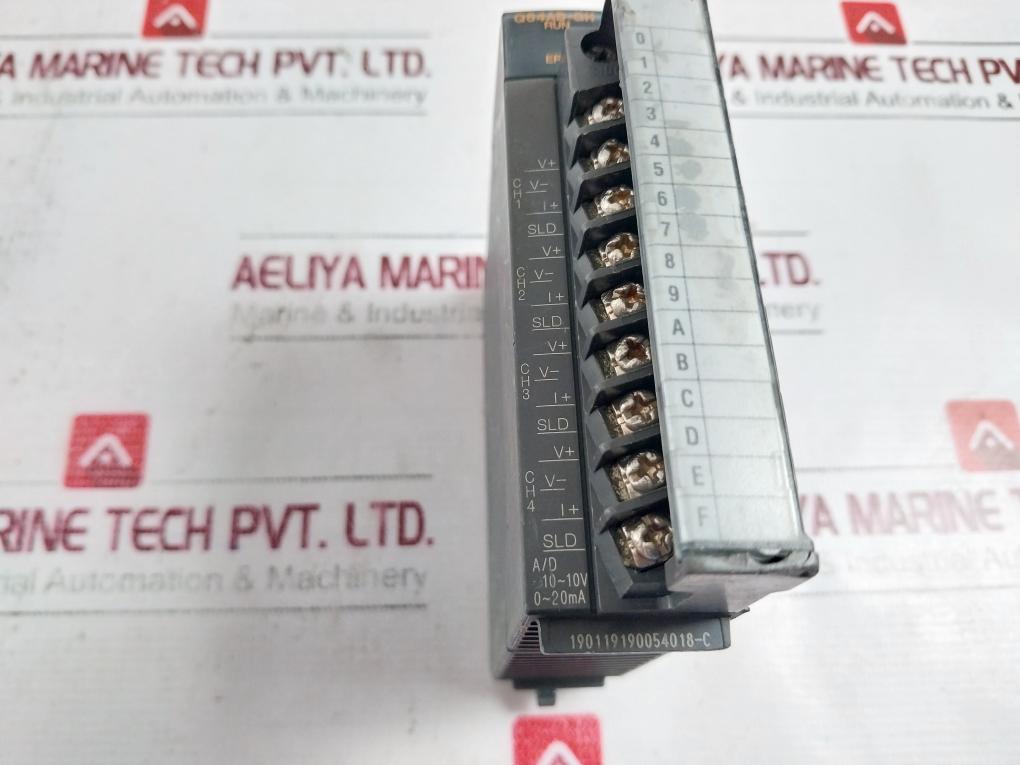 Mitsubishi Electric Melsec-q Q64ad-gh Isolated A/d Converter Unit 15vdc 30ma