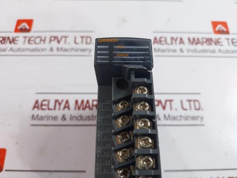 Mitsubishi Electric Melsec-q Q68Adi Analog/Digital Converter Unit 0-20Ma