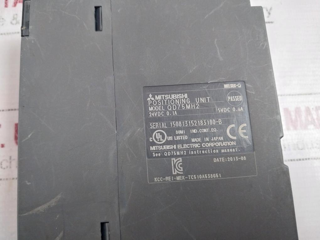 Mitsubishi Electric Melsec-q Qd75mh2 Positioning Module Unit 24vdc 0.1a