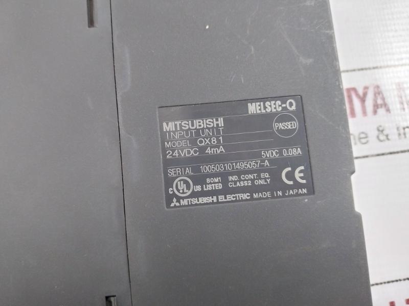 Mitsubishi Electric Melsec-q Qx81 Input Unit 24Vdc 4Ma