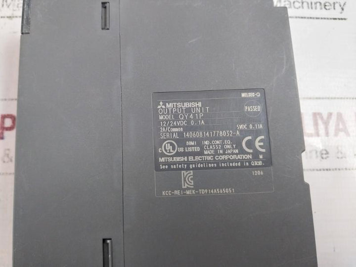 Mitsubishi Electric Melsec-q Qy41P Digital Output Unit Module 12/24Vdc 0.1A
