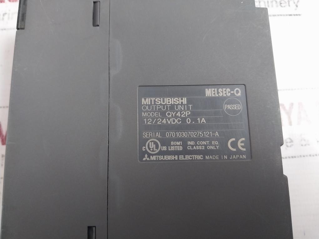 Mitsubishi Electric Melsec-q Qy42p Output Unit Module Class 2 12/24vdc