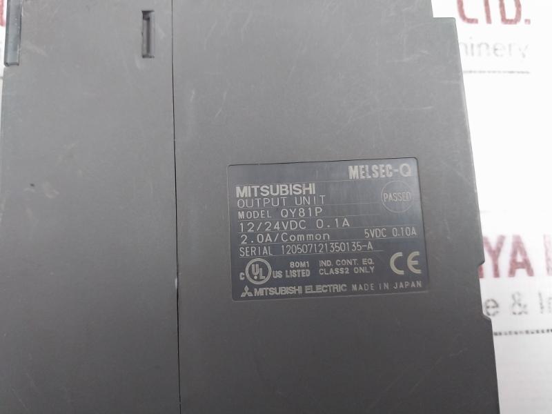 Mitsubishi Electric Melsec-q Qy81P Output Module Class 2 12/24Vdc 0.1A