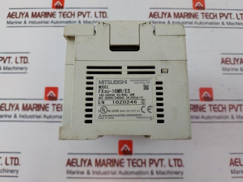 Mitsubishi Electric Melsec Fx3U-16Mr/Es Programmable Controller Base Unit