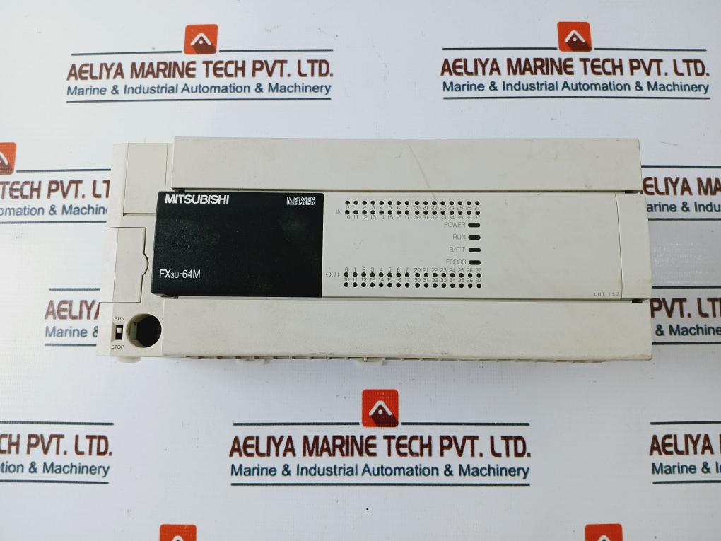 Mitsubishi Electric Melsec Fx3U-64Mr/Es Programmable Controller 100-240Vac