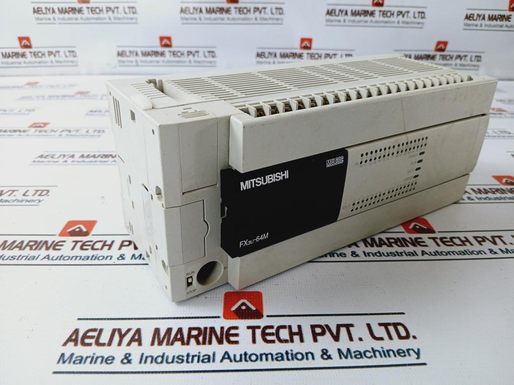 Mitsubishi Electric Melsec Fx3U-64Mr/Es Programmable Controller 100-240Vac