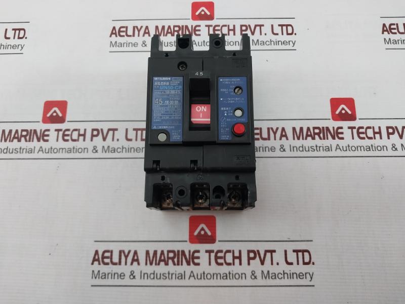 Mitsubishi Electric Mn50-cp Earth Leakage Breaker Ac 100 200 415V 500Ma 45A