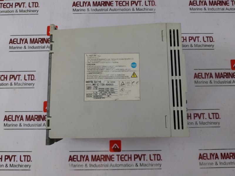 Mitsubishi Electric Mr-e-70A-kh003 Ac Servo Amplifier 750W 3.8A 5.7A 1Ph 230V 50/60Hz