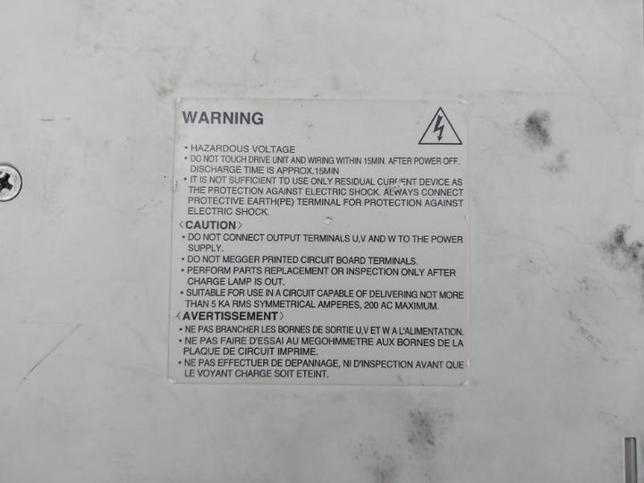 Mitsubishi Electric Mr-j2S-70Cp-s084 Servo Drive Tc300A215G51