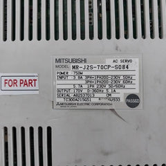 Mitsubishi Electric Mr-j2S-70Cp-s084 Servo Drive Tc300A215G51