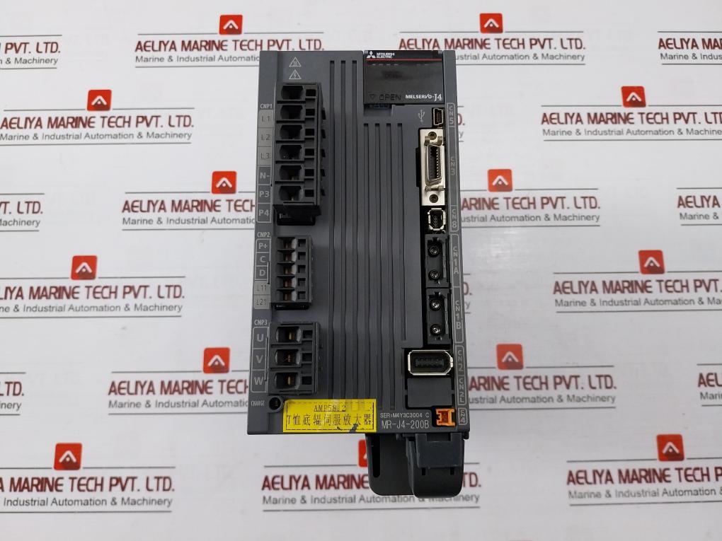 Mitsubishi Electric Mr-j4-200B Ac Servo Amplifier 3Ac 200-240V 10.5A 50/60Hz