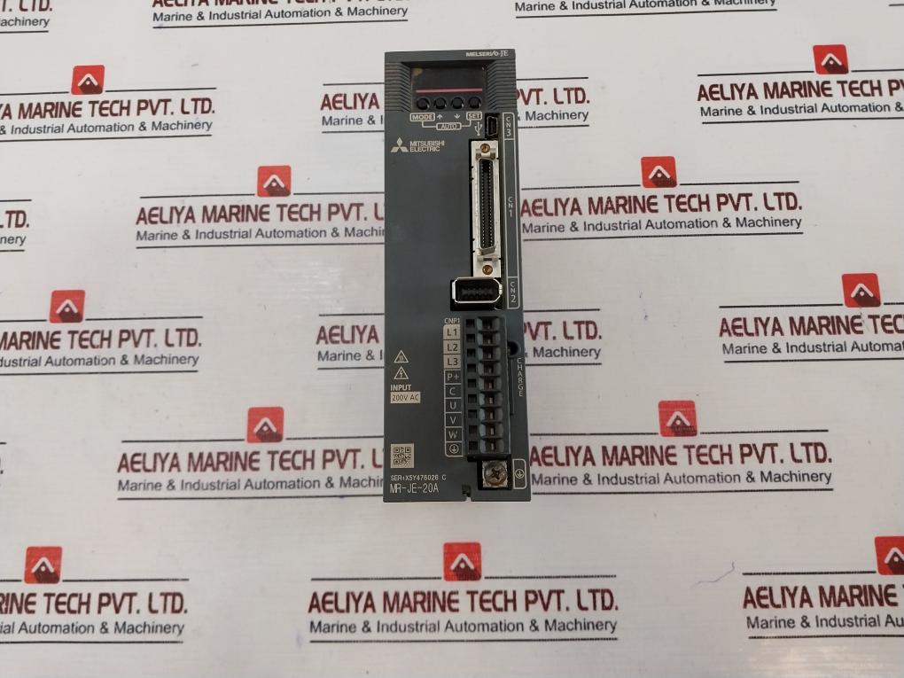 Mitsubishi Electric Mr-je-20A Servo Drive 50/60Hz 200-240V