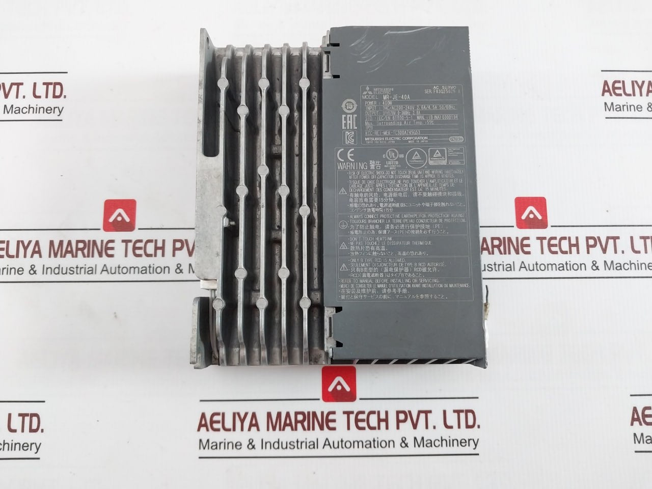 Mitsubishi Electric Mr-je-40A Digital Ac-servo Amplifier 3Ph 170V 0-360Hz 2.8A