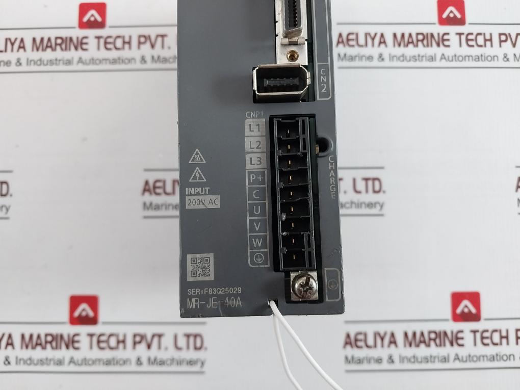 Mitsubishi Electric Mr-je-40A Digital Ac-servo Amplifier 3Ph 170V 0-360Hz 2.8A