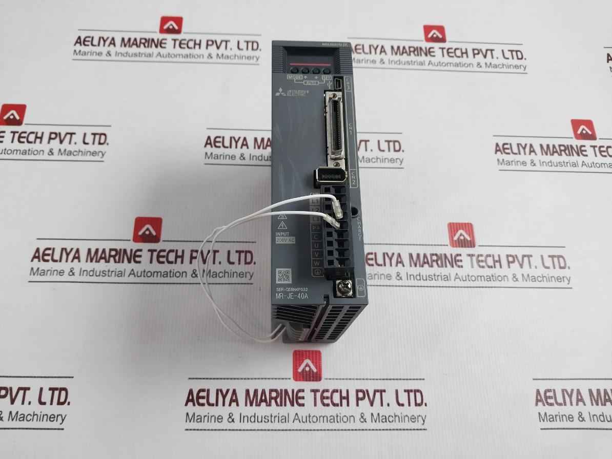 Mitsubishi Electric Mr-je-40a Ac-servo Amplifier 400w/50-60hz/ac200-240v