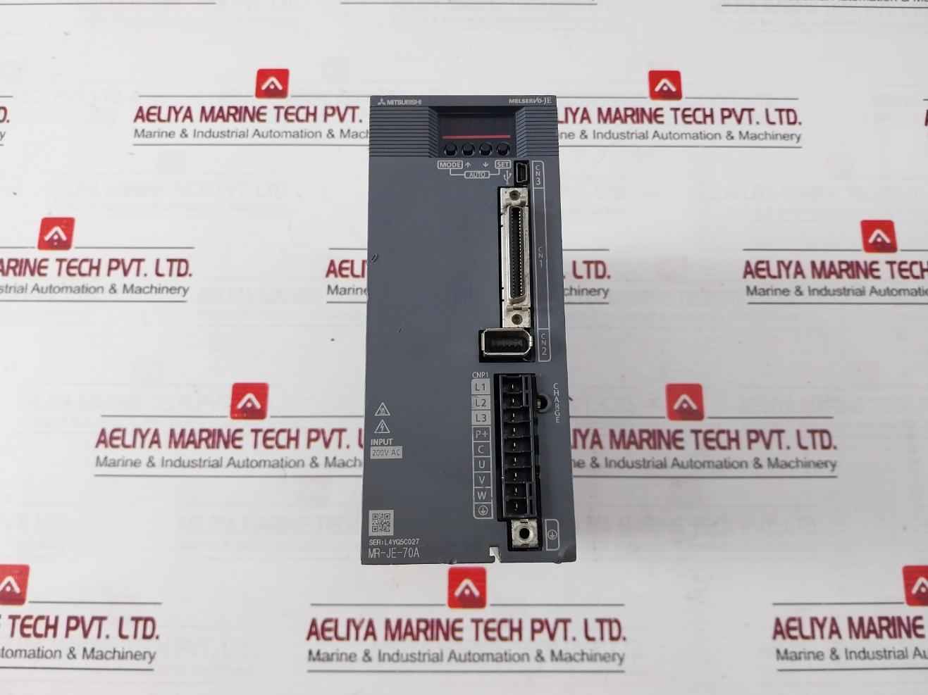 Mitsubishi Electric Mr-je-70A Servo Amplifier 3Ac/Ac200-240V 3.8A/6.5A 50/60Hz