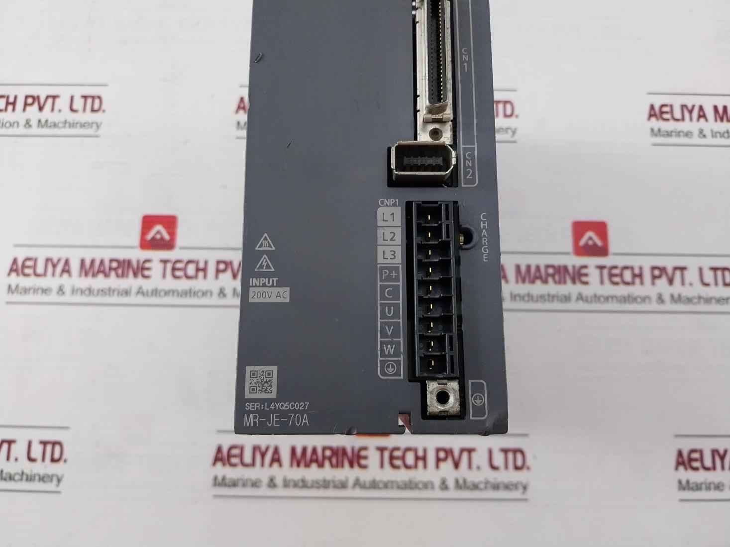 Mitsubishi Electric Mr-je-70A Servo Amplifier 3Ac/Ac200-240V 3.8A/6.5A 50/60Hz
