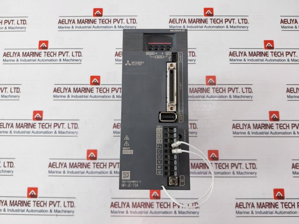 Mitsubishi Electric Mr-je-70A Servo Amplifier Ip20