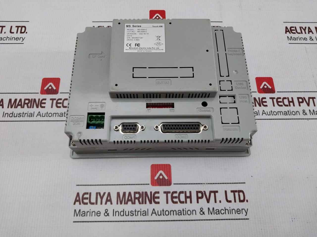 Mitsubishi Electric Ms-60b-e Hmi Display Touch Panel 24vdc 0.84a (not Working)