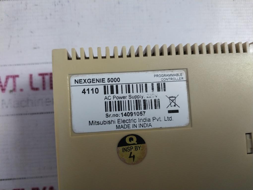 Mitsubishi Electric Nexgenie 5000 Programmable Controller 4110 Ac 220V