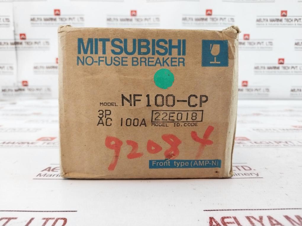 Mitsubishi Electric Nf100-cp 3 Pole No-fuse Breaker 41-23079 100A 50-60Hz