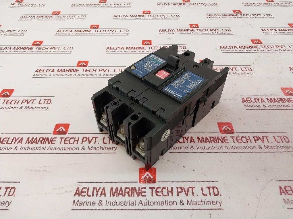 Mitsubishi Electric Nf100-cp 3 Pole No-fuse Breaker 41-23079 100A 50-60Hz
