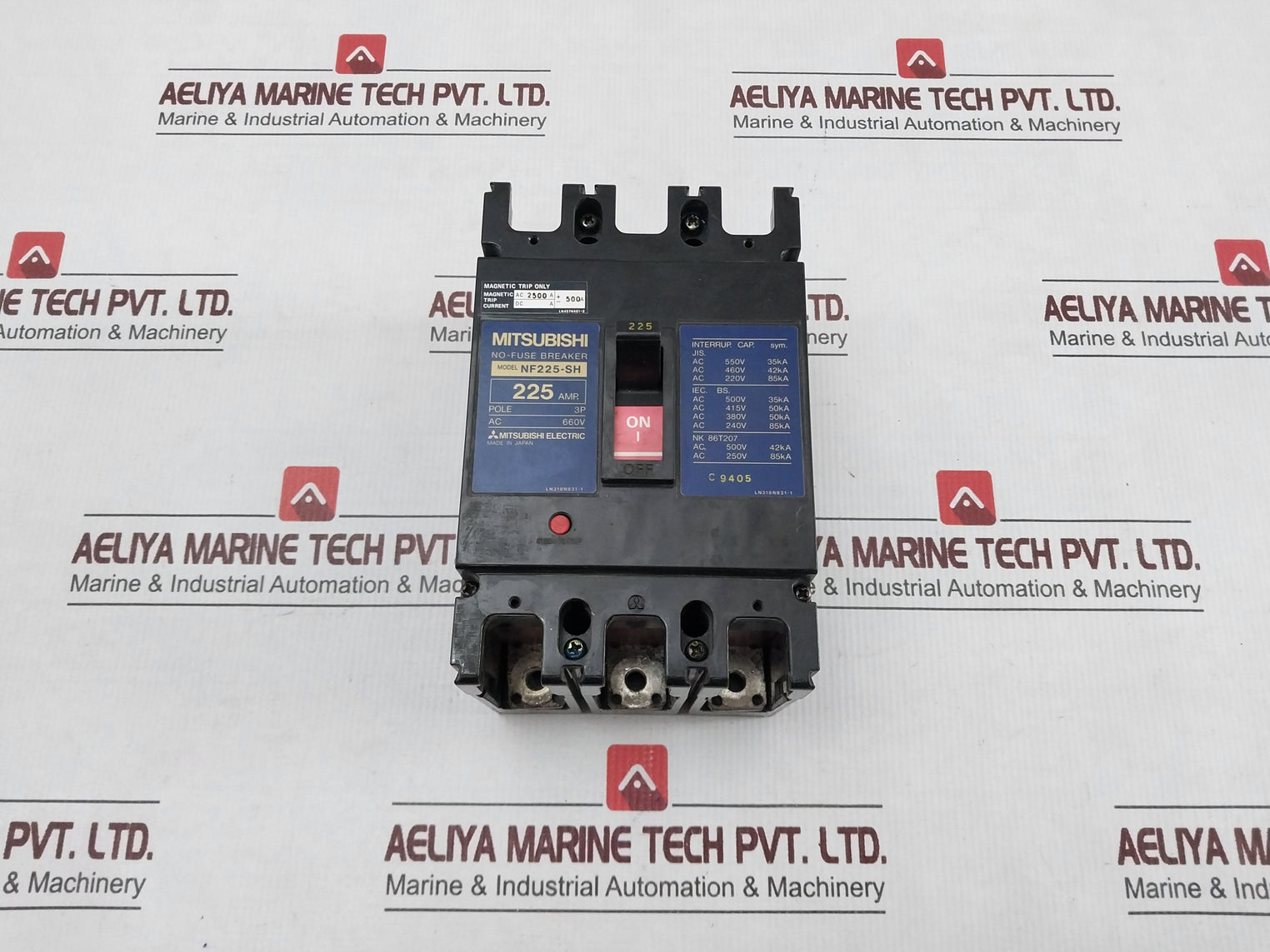 Mitsubishi Electric Nf225-sh No-fuse Breaker Ac 660V 225 Amp