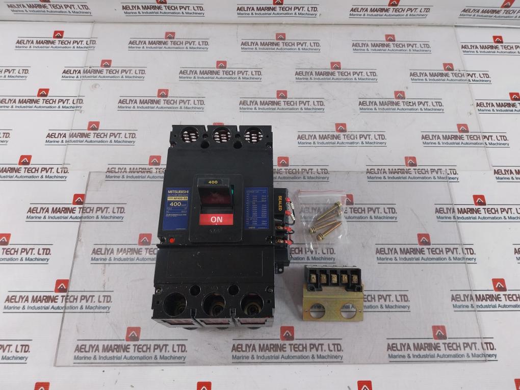 Mitsubishi Electric Nf400-ss 400Amp No-fuse Breaker With Uvt-mc Uvt Module