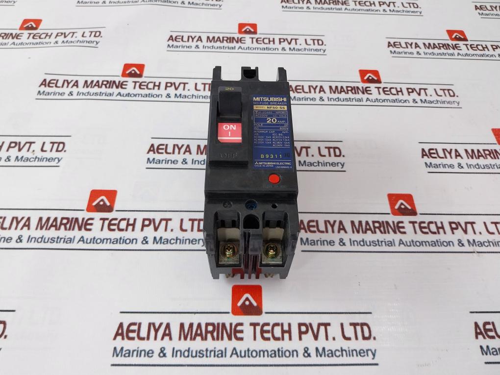 Mitsubishi Electric Nf50-ss No-fuse Circuit Breaker 220v 20 A