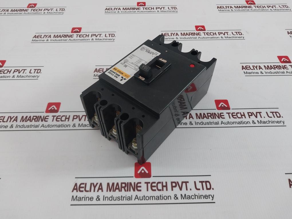 Mitsubishi Electric Nf60-sb 3 Pole No-fuse Breaker Ac 500V Ln307N926-2 10 Amp