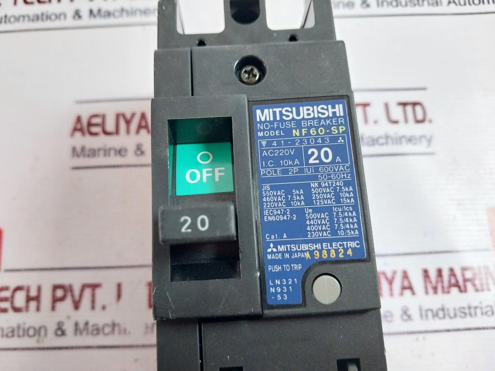 Mitsubishi Electric Nf60-sp Mccb Low Voltage Circuit Breaker
