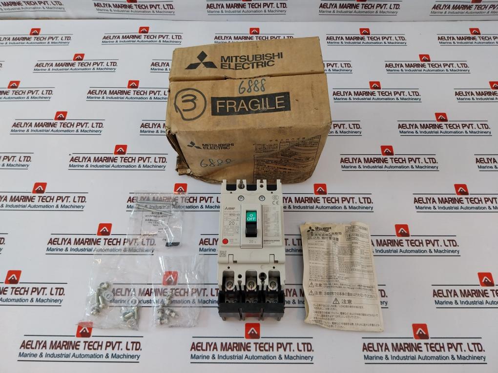 Mitsubishi Electric Nf63-hv No-fuse Breaker 20A 690V