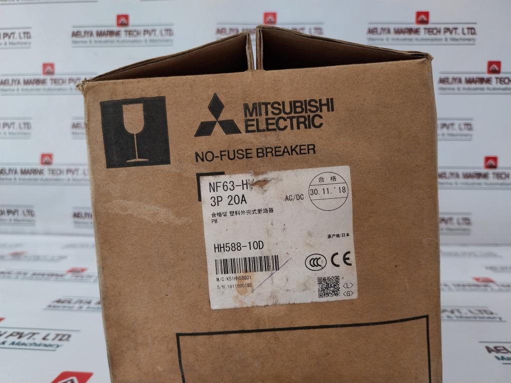 Mitsubishi Electric Nf63-hv No-fuse Breaker 20A 690V