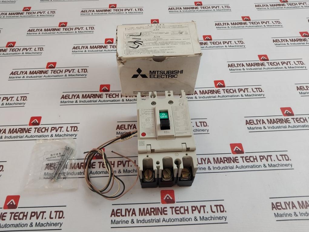 Mitsubishi Electric Nf63-hv No-fuse Breaker Ac220V 25Ka 63A