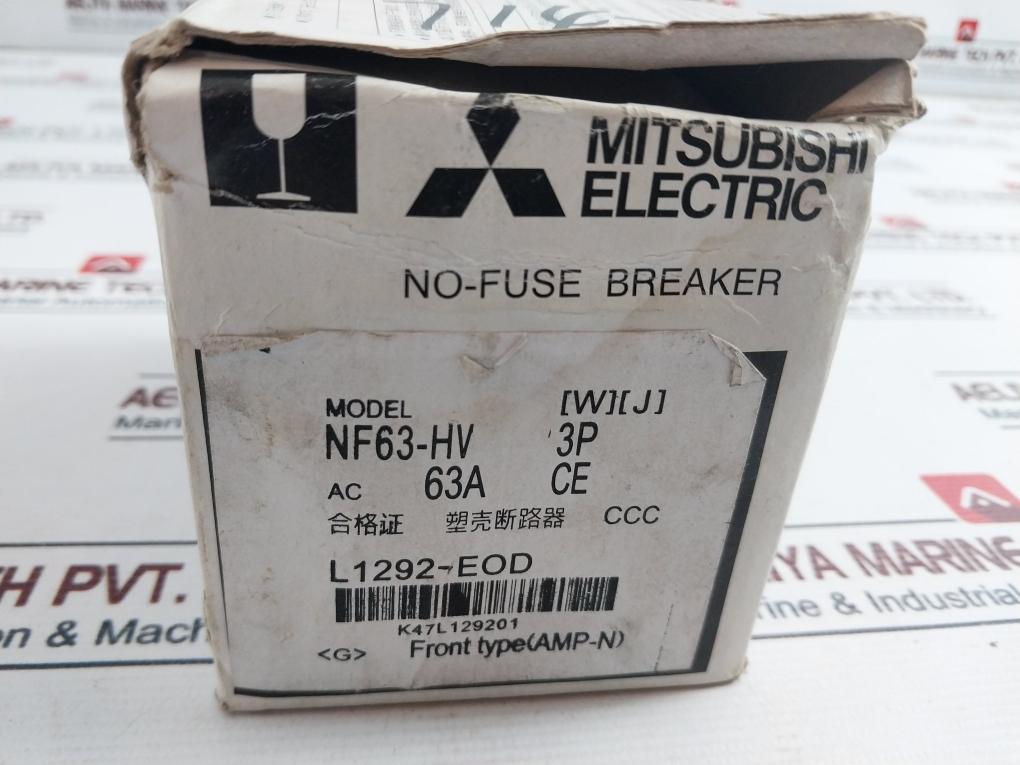 Mitsubishi Electric Nf63-hv No-fuse Breaker Ac220V 25Ka 63A