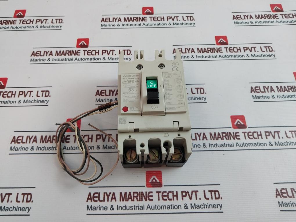 Mitsubishi Electric Nf63-hv No-fuse Breaker Ac220V 25Ka 63A