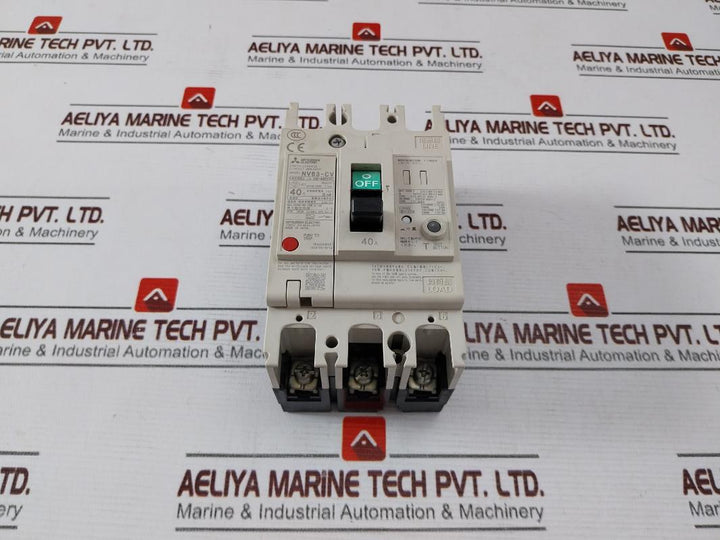 Mitsubishi Electric Nv63-cv Earth Leakage Circuit Breaker 7.5 Ka 50/60Hz 40C