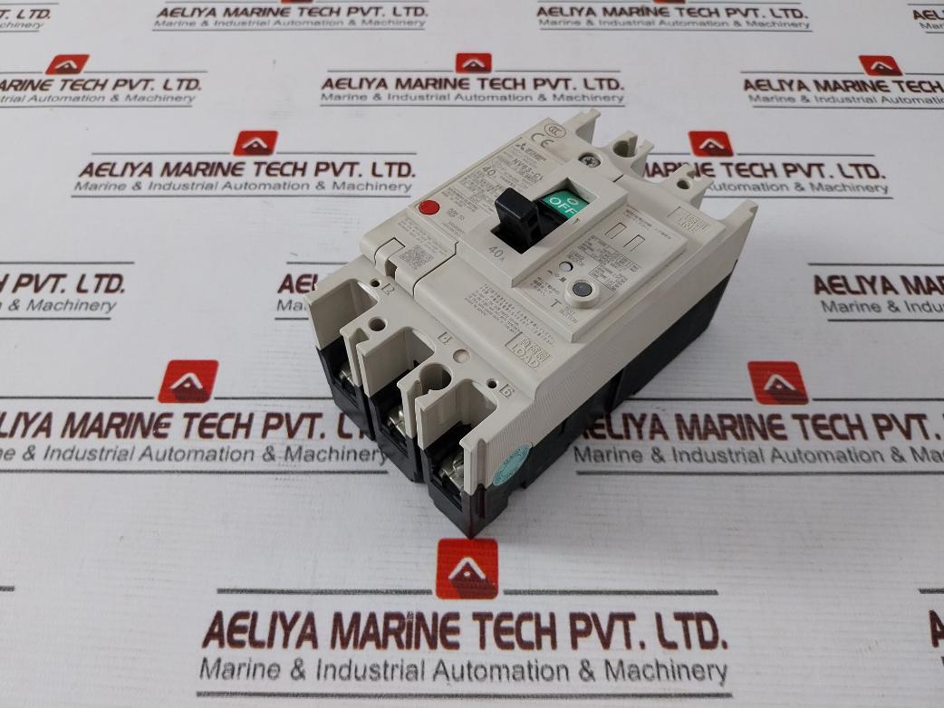 Mitsubishi Electric Nv63-cv Earth Leakage Circuit Breaker 7.5 Ka 50/60Hz 40C