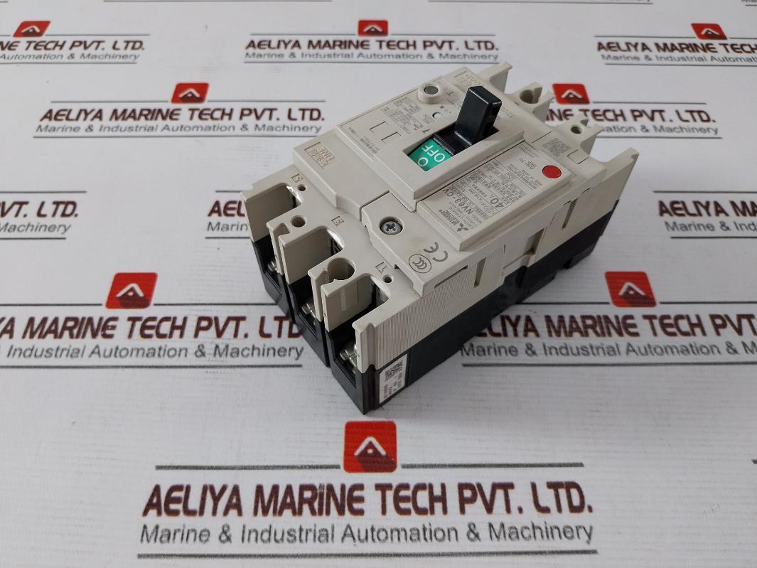 Mitsubishi Electric Nv63-cv Earth Leakage Circuit Breaker 7.5 Ka 50/60Hz 40C