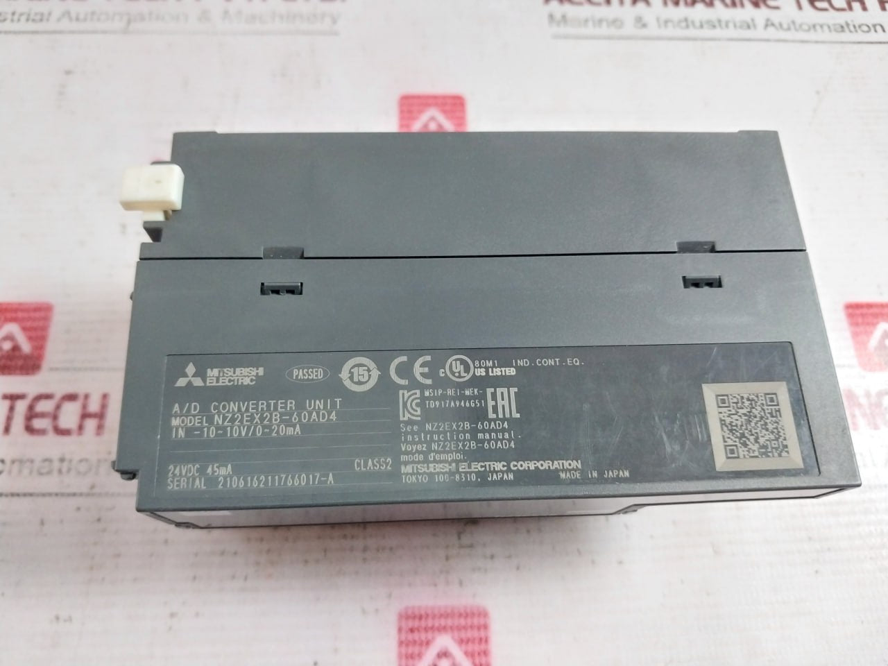 Mitsubishi Electric Nz2Ex2B-60Ad4 Plc Analog I/O Module 24Vdc 45Ma