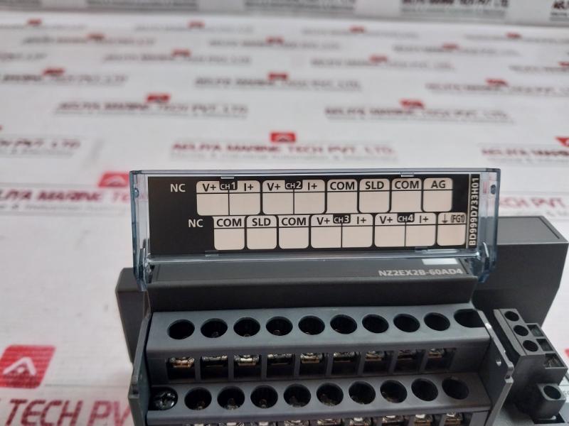 Mitsubishi Electric Nz2Ex2B-60Ad4 Plc Analog I/O Module 24Vdc 45Ma