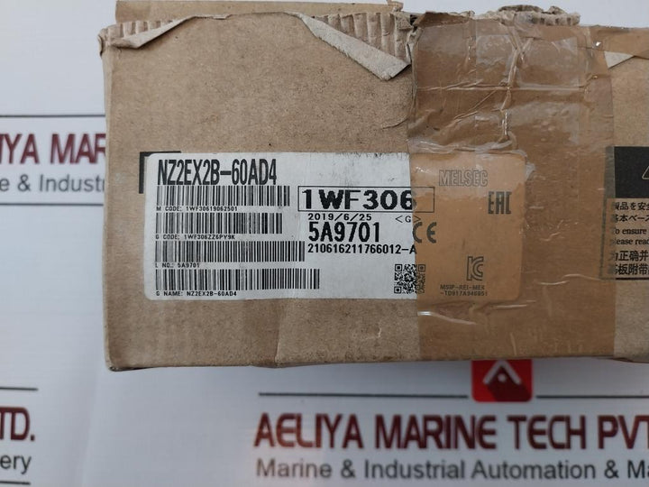 Mitsubishi Electric Nz2Ex2B-60Ad4 Remote Analog Input 24Vdc 45Ma 1Wf30619062501